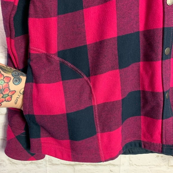 Orvis Tetons Flannel Fleece Lined Plaid Jacket XXL - Picture 6 of 10